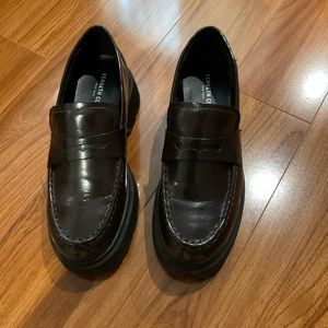 Kenneth Cole mollye chunky penny loafers women’s 9.5